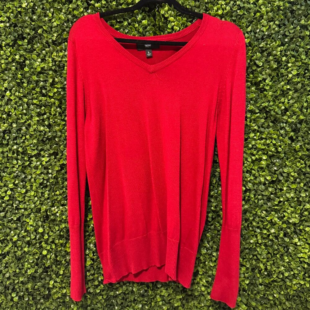 red sweater